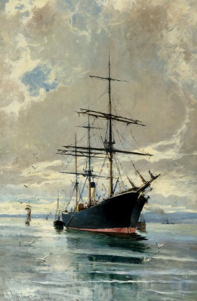 Vor Anker von Charles James Lauder