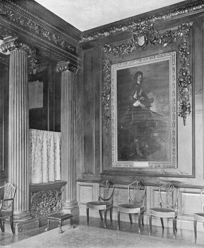 Eine Ecke des großen Esszimmers von Charles Latham