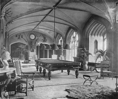 Der Billardraum im Kreuzgang von Charles Latham