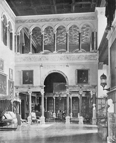 Das Südende der großen Halle von Charles Latham