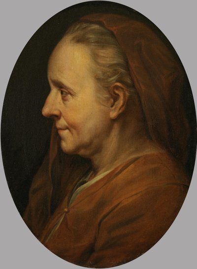Brustbild einer bejahrten Frau von Charles Le Brun