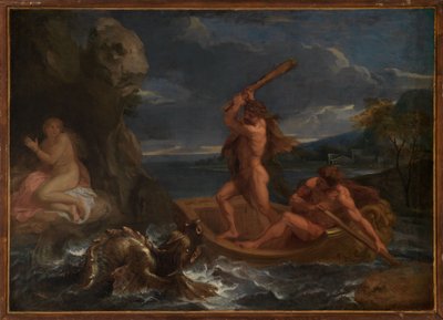 Herakles befreit Hesione von Charles Le Brun