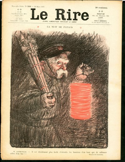 Cover von „Das Lachen“, Satirisch in Farben von Charles Leandre