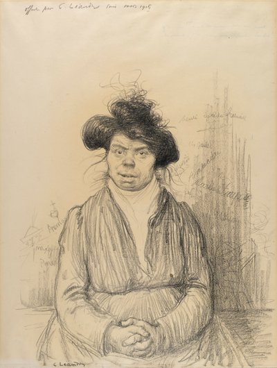 Bäuerin von Charles Lucien Leandre