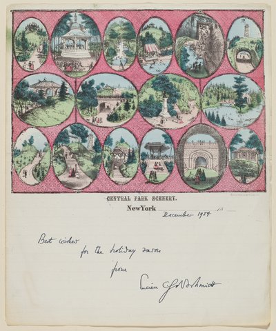 Central Park Landschaft (New York) von Charles Magnus