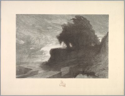 Suite de Paysages: Landschaft, Platte 4, Remarque, Schlange, 1892-1893 von Charles Marie Dulac