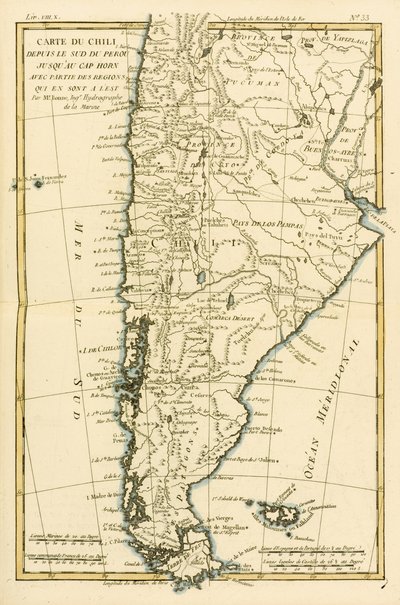 Chile, vom Süden Perus bis Kap Hoorn, aus 