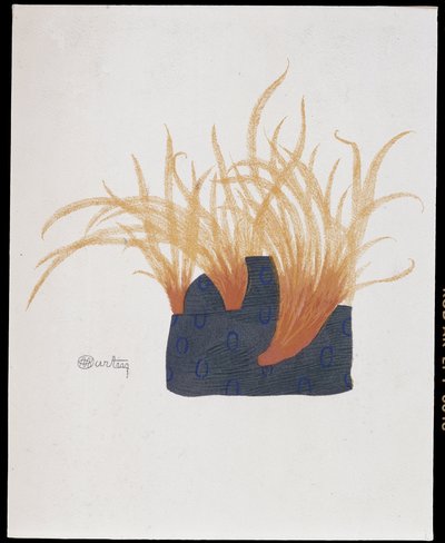 Gefiederter Hut - „La Mode en 1912“ von Marcelle Demay, Illustration von Charles Martin (1884-1934) von Charles Martin