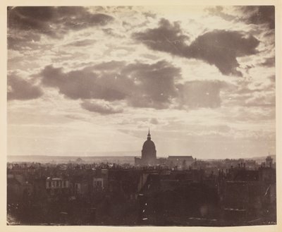 Wolkenstudie über Paris von Charles Marville