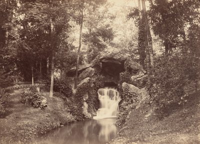 Grotte, Mare aux Biches, Bois de Boulogne, 1858–1860 von Charles Marville
