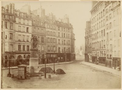 Der alte Brunnen auf dem Place Dauphin von Charles Marville