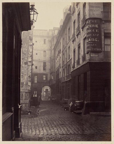 „Rue au Lard“, Paris von Charles Marville