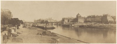 Die Seine vom Pont du Carrousel in Richtung Notre Dame von Charles Marville