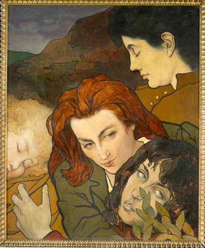 Komposition allegorique, um 1892 von Charles Maurin