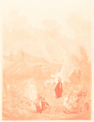 Dorffest Hochzeit, 1785 von Charles Melchior Descourtis