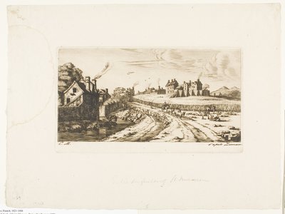 Eingang zum Vorort Saint-Marceau, Paris von Charles Meryon
