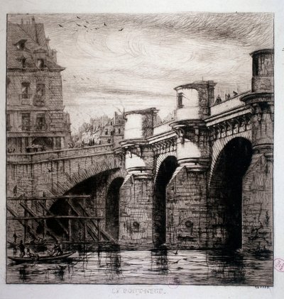 Die Pont-Neuf von Charles Meryon
