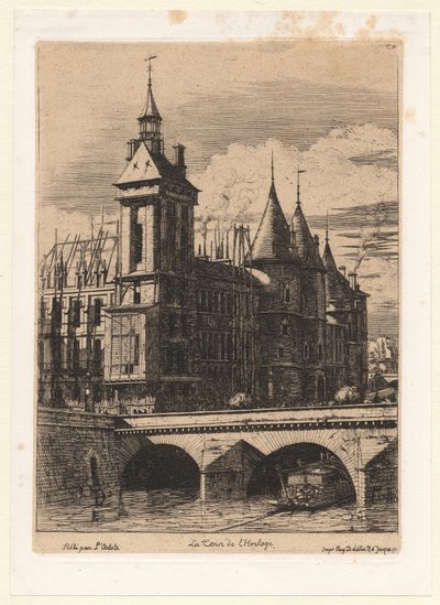 Der Uhrturm von Charles Meryon