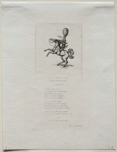 Kleiner Prinz Dito von Charles Meryon