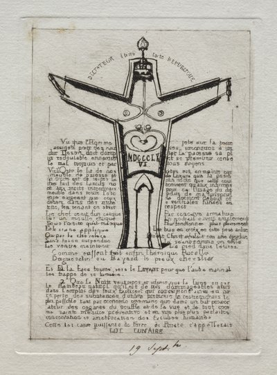 Mondgesetz, 1866 von Charles Meryon