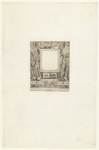 Omlijsting voor portret van Armand Guéraud von Charles Meryon