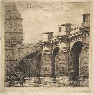 Pont Neuf, Paris von Charles Meryon