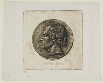 Porträt des Dichters Evariste Boulay-Paty von Charles Meryon