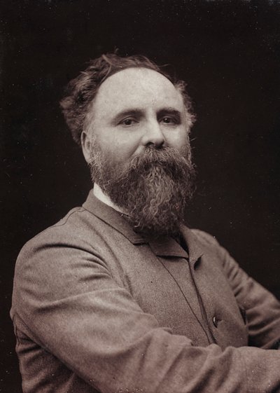 Album Artistique et Biographique, 5me année, Salon 1885; Porträt des französischen Malers Diogène Ulysse Napoléon Maillart (1840-1926) von Charles Michelez