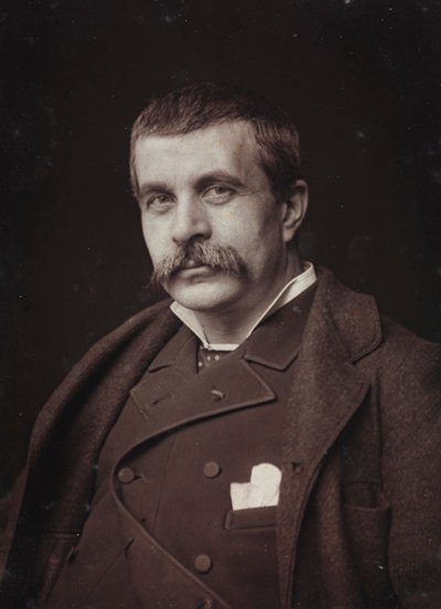 Album Artistique et Biographique, 5me année, Salon 1885; Porträt des französischen Malers Jean-Jules-Antoine Lecomte du Nouÿ (1842-1923) von Charles Michelez