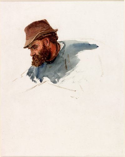 Kopf eines Fischers von Charles Napier Hemy