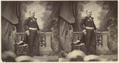 General Corréard, Kommandant der Truppen in Nizza, nach der Annexion von Charles Nègre