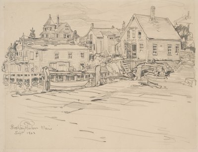 Boothbay Harbor, Maine, 1923 von Charles P. Reiffel