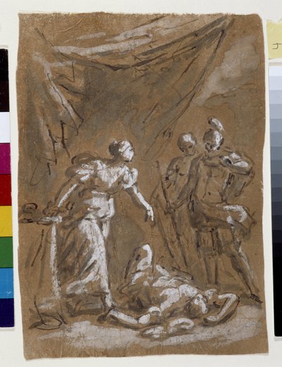 Judith und Holofernes (Zeichnung) von Charles Parrocel