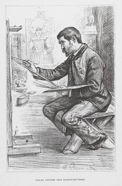 Pascal Adolphe Jean Dagnan-Bouveret von Charles Paul (after) Renouard