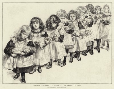 Kleine Mütter, eine Studie in einer Kinderschule von Charles Paul Renouard