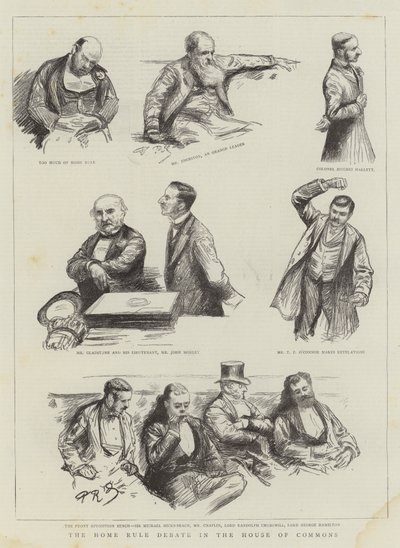 Die Home-Rule-Debatte im Unterhaus von Charles Paul Renouard