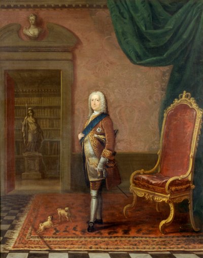 Georg II. in der Bibliothek des St. James