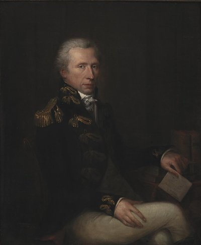 Porträt des Sammlers Konsul Hans West von Charles Pièrre Verhulst