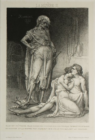 Tafel Zwei aus Misery von Charles Rambert