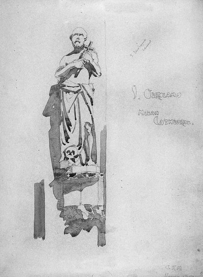 St. Gerome, 1891 von Charles Rennie Mackintosh