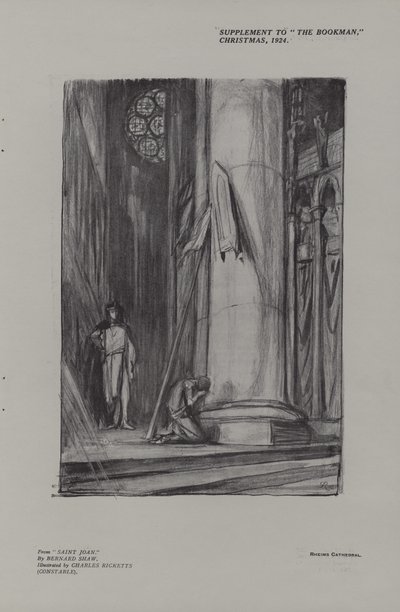 Szene in der Kathedrale von Reims aus 