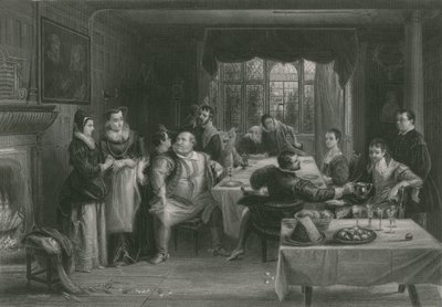 Falstaff und seine Freunde, die lustigen Weiber von Windsor von Charles Robert Leslie
