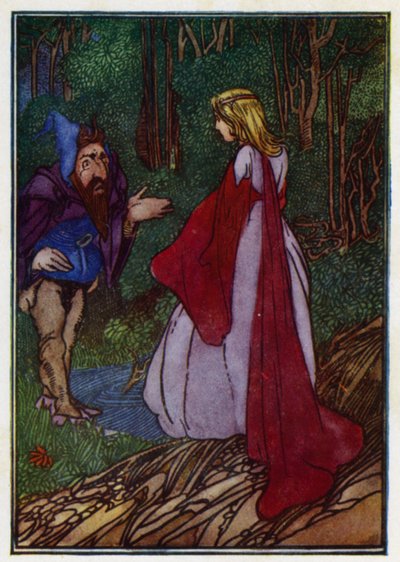 "Ich wünsche, dass du der schönste Mann der Welt wirst" (Farblithografie) von Charles Robinson