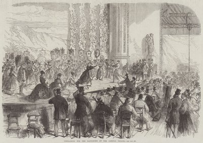 Probe für die Pantomime im Crystal Palace von Sir John Charles Robinson
