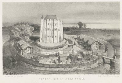 Burg aus dem 11. Jahrhundert von Charles Rochussen