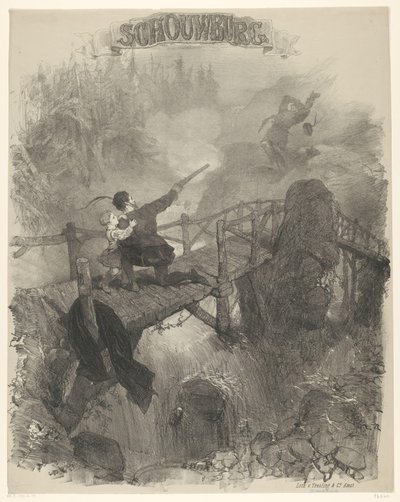 Szene aus dem Ballett Der schwarze Teufel von Charles Rochussen