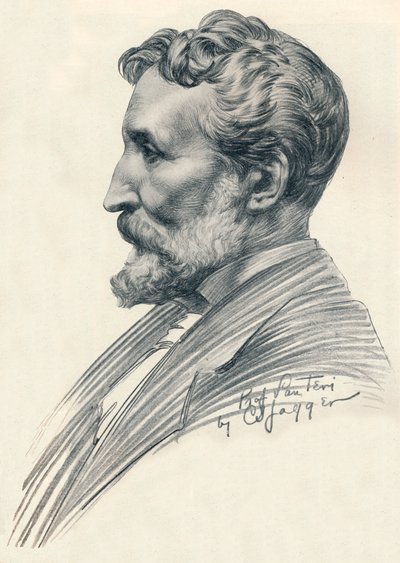 Édouard Lantéri, französisch-britischer Bildhauer und Medailleur, frühes 20. Jahrhundert, 1914-1915 von Charles Sergeant Jagger