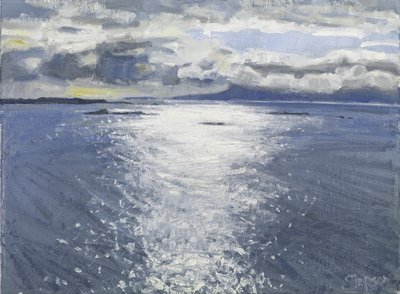 Dunkler Abend, 2017 von Charles Simpson