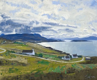 Richtung Ben Mor Coigach, 2011 von Charles Simpson