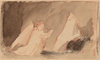 Studie für ein Panel von Charles Sprague Pearce